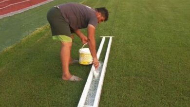 سوژه هفته اول لیگ برتر| خطکشی به سبک قدیم در وطنی+ فیلم