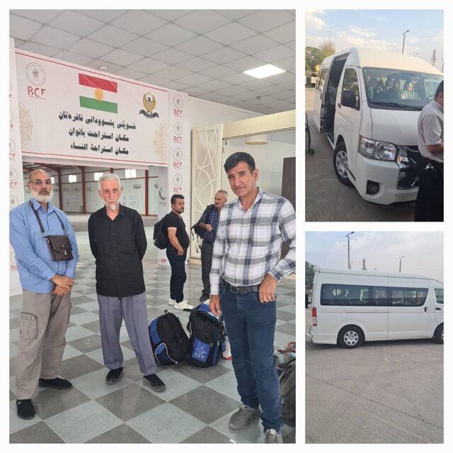 عبور نخستین گروه از زائران اربعین حسینی از مرز تمرچین – حاجعمران