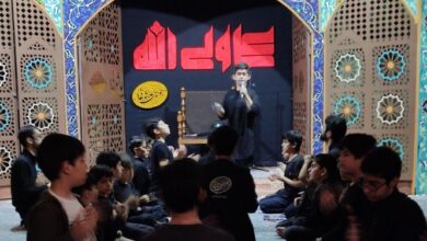 عزاداری به سبک فرشتهها + عکس و فیلم