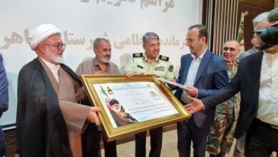 فرمانده انتظامی شهرستان شاهرود معرفی شد + فیلم