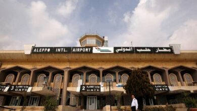 فعالیت فرودگاه بینالمللی حلب از سر گرفته شد