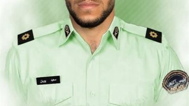 وداع باشکوه با شهید امنیت در مسجدسلیمان/ تشییع پیکر شهید پویان بر دوش همرزمانش + فیلم