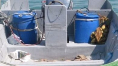 کشف ۱۰۰ هزار لیتر سوخت قاچاق در آبهای میناب