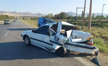 یک کشته و هشت مصدوم در دو تصادف جداگانه در آذربایجانغربی