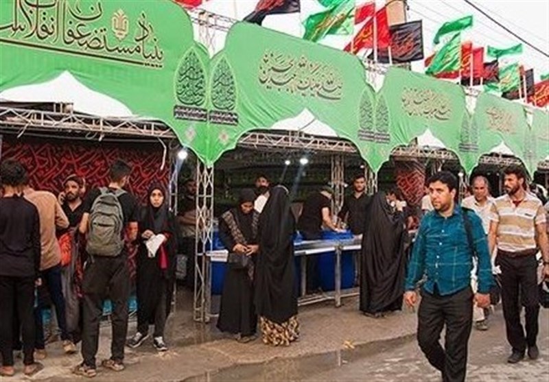 ۱۲ موکب اوقاف ایلام به زائران اربعین خدمترسانی میکنند