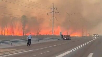 آتشسوزی در باغ بزرگ شریعت اردبیل/ دستور دادستان برای برخورد بدون اغماض با عاملان حریق