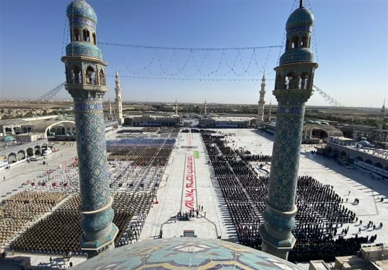 آیین “عهد سربازی نیروهای مسلح” در مسجد جمکران آغاز شد