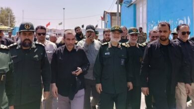 بازدید فرمانده کل سپاه پاسداران از زیرساختهای مرز خسروی+ فیلم و عکس