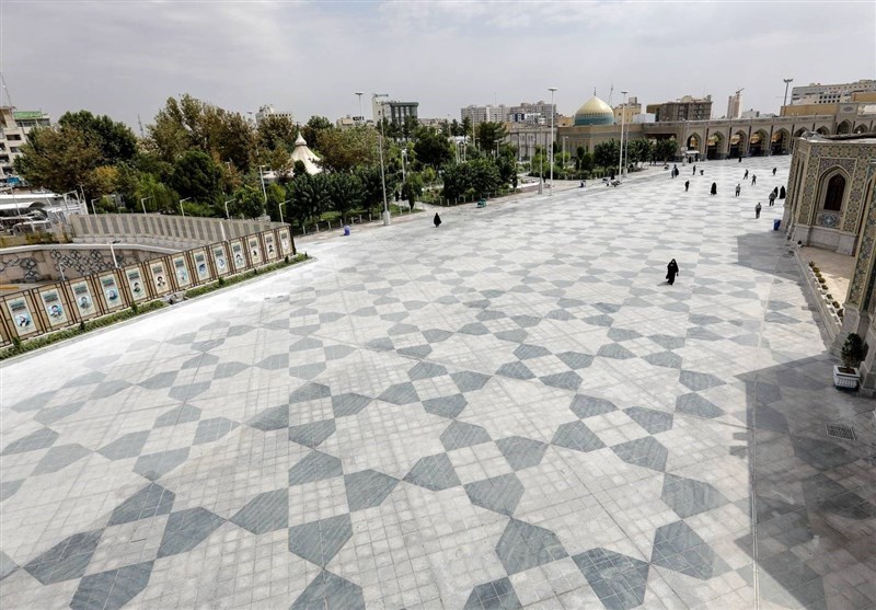 تکمیل پروژه سنگفرش و بهسازی نور مسیر حرم مطهر رضوی