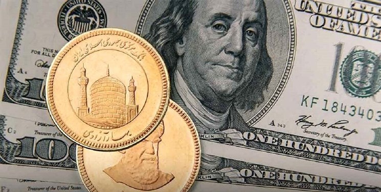 ثبات در نرخ ارز و کاهش قیمت سکه در بازار