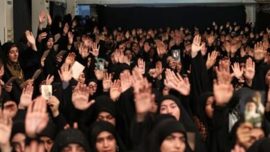 حاشیههایی از مراسم عزاداری هیئتهای دانشجویی در محضر رهبر انقلاب