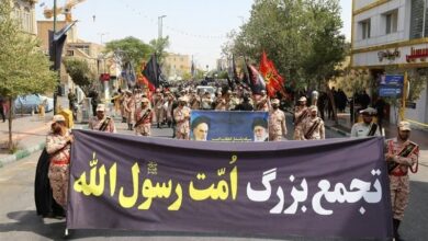 دسته عزاداری و اجتماع عظیم نیروهای مسلح استان قم برگزار شد + تصاویر