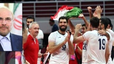 قالیباف کسب مقام نخست تیم ملی والیبال در رقابتهای آسیایی را تبریک گفت