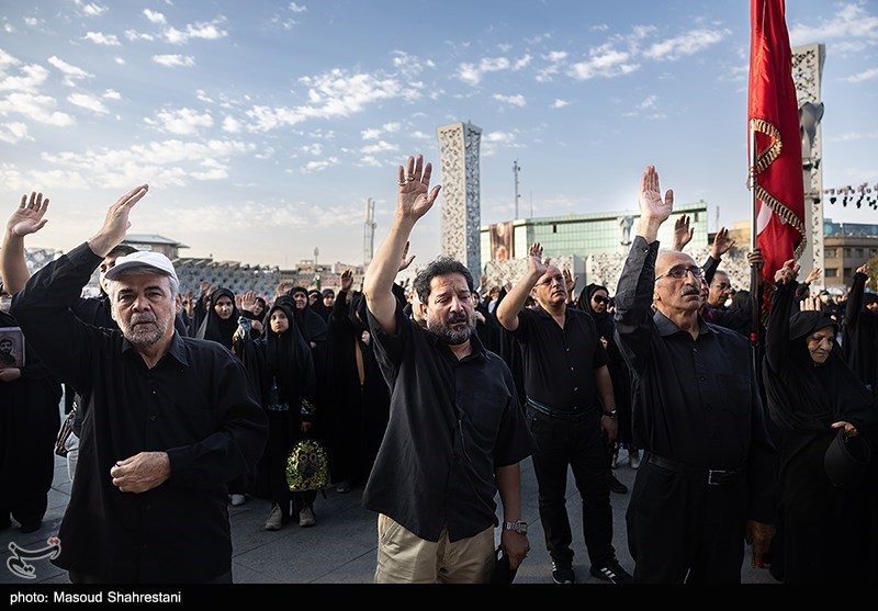 مردم ولایتمدار جزایر هرمزگان در اربعین به سوگ نشستند