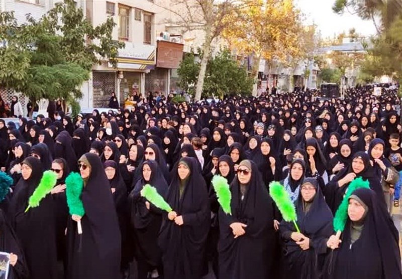 کاروان عزاداری شمسالشموس در قزوین