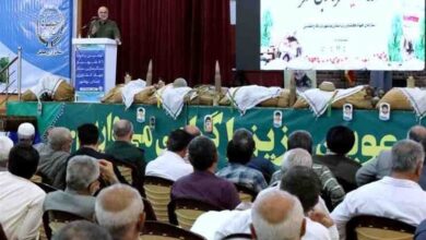 یادواره ۵۶ شهید سنگرساز بیسنگر استان بوشهر+ تصویر