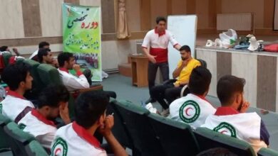 ۲۲۰۰ نفر از آموزشهای هلال احمر در شهرستان قاین بهرهمند شدند