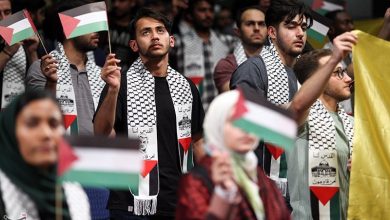 اجتماع دانشجویان بین الملل دانشگاههای علوم پزشکی تهران در حمایت از غزه