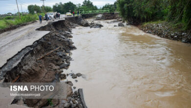 احتمال وقوع بارشهای شدید و طغیانی شدن رودخانهها در شمال و شمال غرب کشور