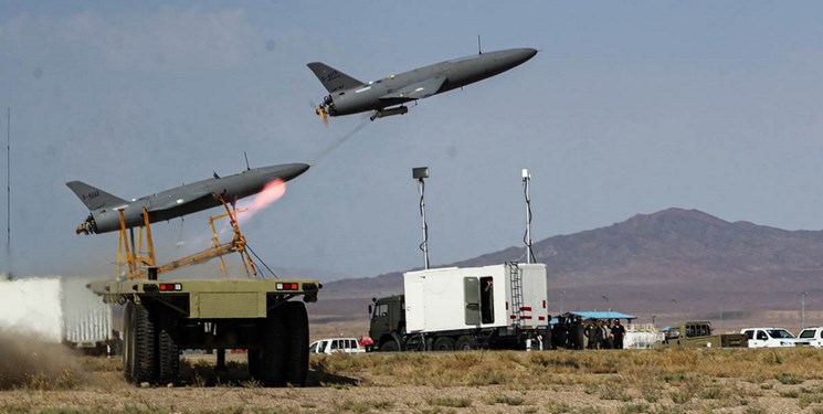 استقرار انواع هواپیماهای بدون سرنشین شناسایی و عملیاتی در پایگاه خور خراسان جنوبی