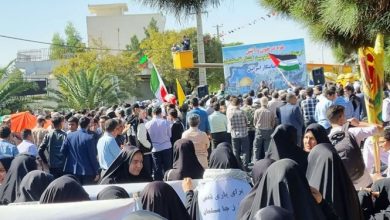 اعلام همبستگی ساوجیها با مقاومت اسلامی فلسطین