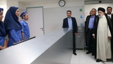 افتتاح بیمارستان ۶۴ تختخوابی رستم با حضور رئیس جمهور