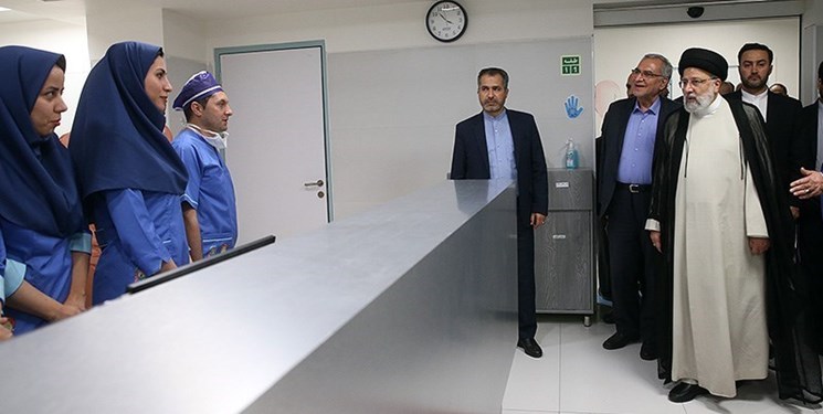 افتتاح بیمارستان ۶۴ تختخوابی رستم با حضور رئیس جمهور