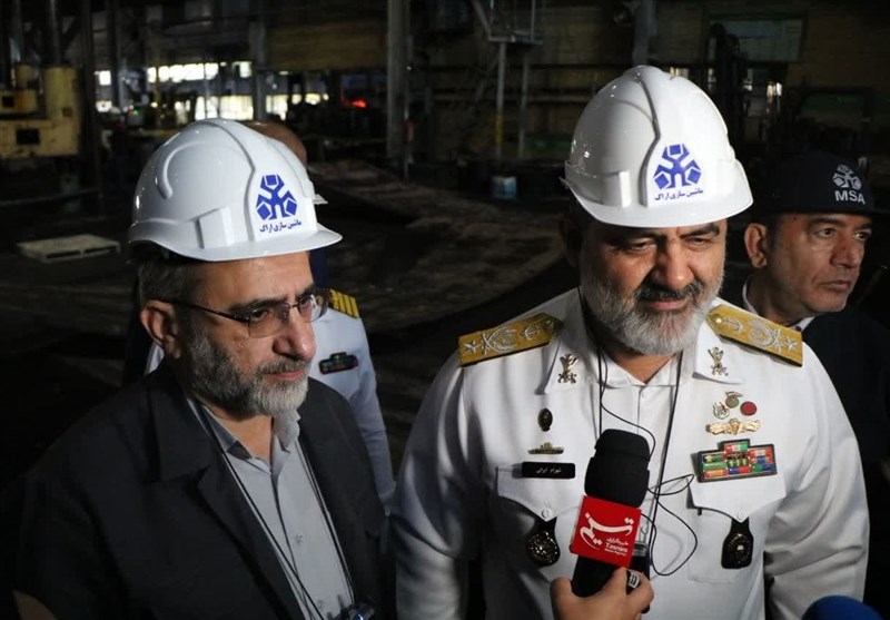 بازدید فرمانده نیروی دریایی ارتش از شرکت ماشینسازی اراک