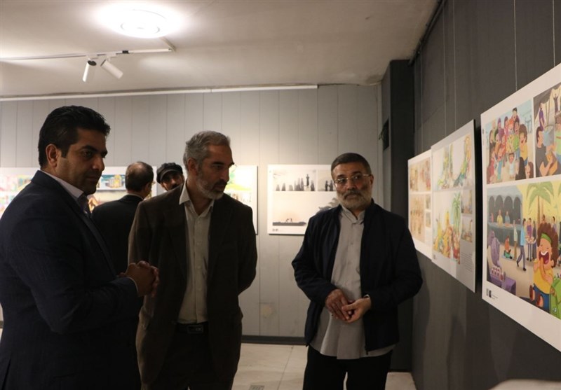 بازدید معاون وزیر ارشاد از نمایشگاه آثار سوگواره «سلسله طلایی»