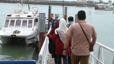 بندر مسافری شهید ذاکری قشم زیباسازی میشود