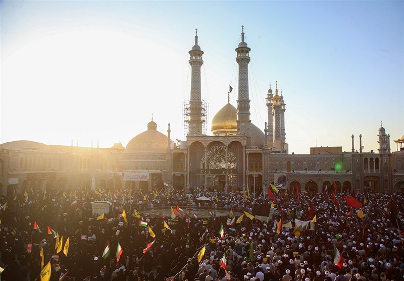 تجمع امت حزبالله قم در محکومیت جنایات رژیم کودککش صهیونیستی + فیلم