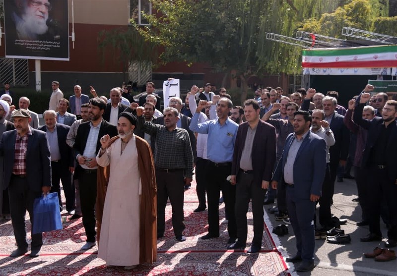 تجمع دانشگاهیان دانشگاه علامه طباطبایی در حمایت از مردم غزه