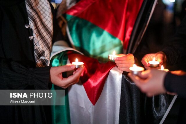 تجمع «رزمندگان بدون مرز» در حمایت از مردم فلسطین