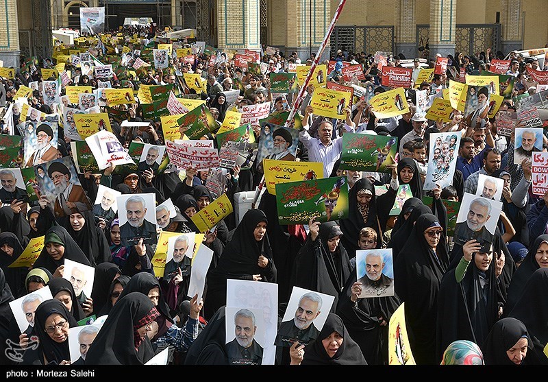 تجمع مردم ایران در اعلام انزجار از جنایات رژیم غاصب صهیونیستی/ “نه سازش، نه تسلیم نبرد با اسرائیل” + فیلم