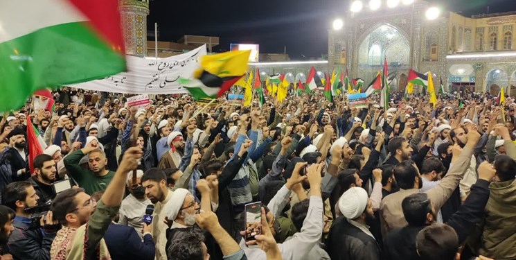 تجمع مردم قم در حمایت از مردم مظلوم فلسطین برگزار میشود