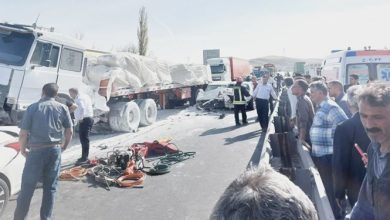 تصادف زنجیرهای در تبریز با یک فوتی و 11 مصدوم+ فیلم