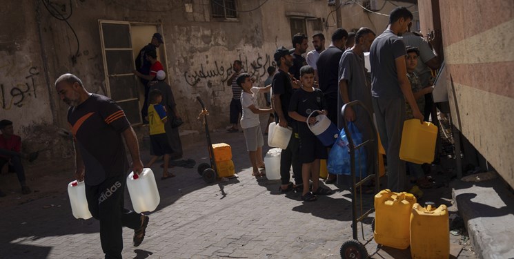 جنایت جنگی رژیم صهیونیستی با بستن آب بر مردم غزه