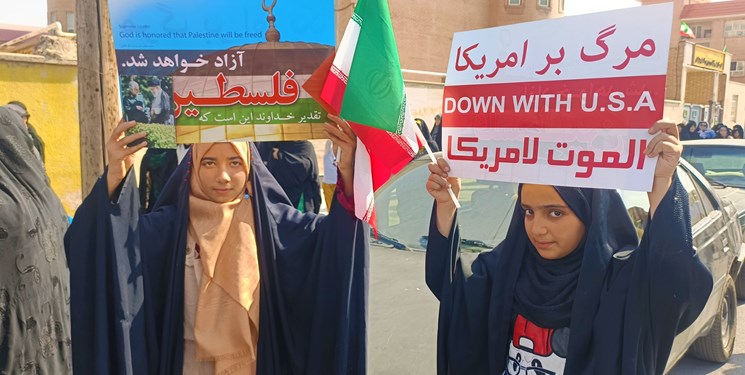 حضور طوفانی خوزستانیها در حمایت از طوفان الاقصی