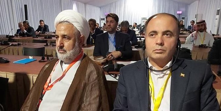 دفاع نماینده ایران از فلسطین در اجلاس بینالمجالس جهانی +فیلم