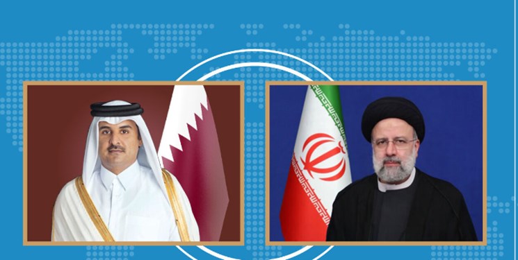 رئیسی و امیر قطر درباره تحولات غزه گفتوگو کردند