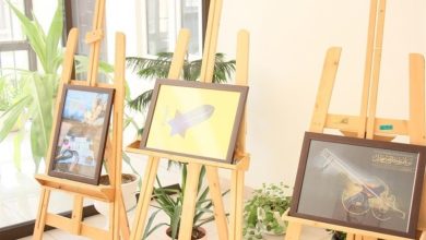 راهاندازی نمایشگاه «نبرد طوفان الاقصی» توسط هنرمندان بوشهری + تصویر