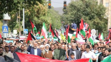 فریاد “مرگ بر اسرائیل” در بام ایران/ حمایت مردم چهارمحال و بختیاری از مردم آزاده فلسطین + تصاویر