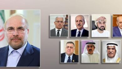 قالیباف با روسایمجالس ۷ کشور اسلامی درباره وضعیت غزه گفتوگو کرد