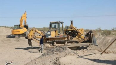 مسیل ورودی تنگه ارغوان ایلام لایروبی شد