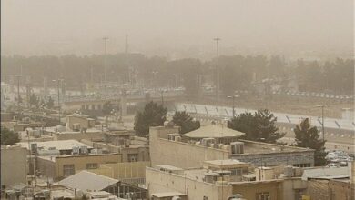 هوای در شرایط هشدار قرار گرفت؛ گرد و غبار و بادهای طوفانزا مهمان مردم شد