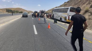 وقوع تصادف زنجیرهای در آزادراه زنجان به قزوین