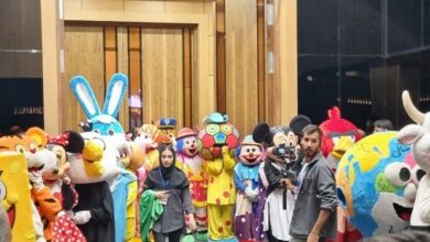 کاروان عروسکها و قطار شادی در محلات اصفهان