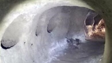 کشف محوطه دستکندههای زیرزمینی در تیران و کرون