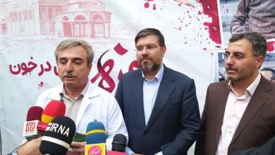 گرامیداشت شهدای بمباران بیمارستان غزه در شهرری + تصاویر 