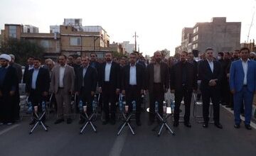 یک محور مواصلاتی جدید در کرمانشاه افتتاح شد